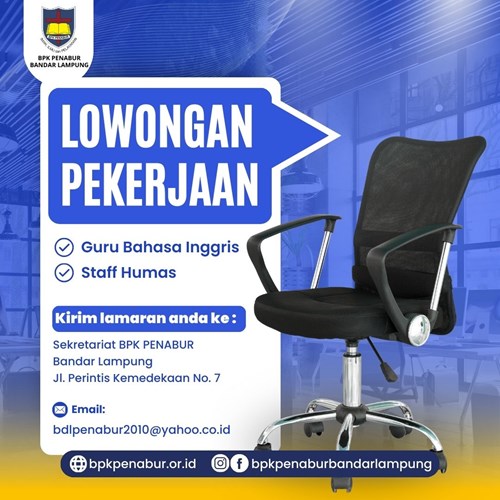 lowongan pekerjaan bpk penabur bandar lampung