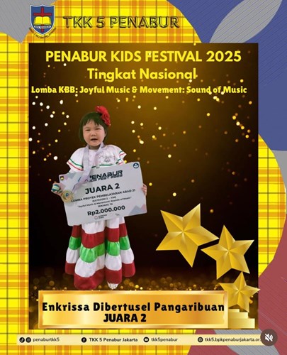 PENABUR KIDS FESTIVAL WINNER