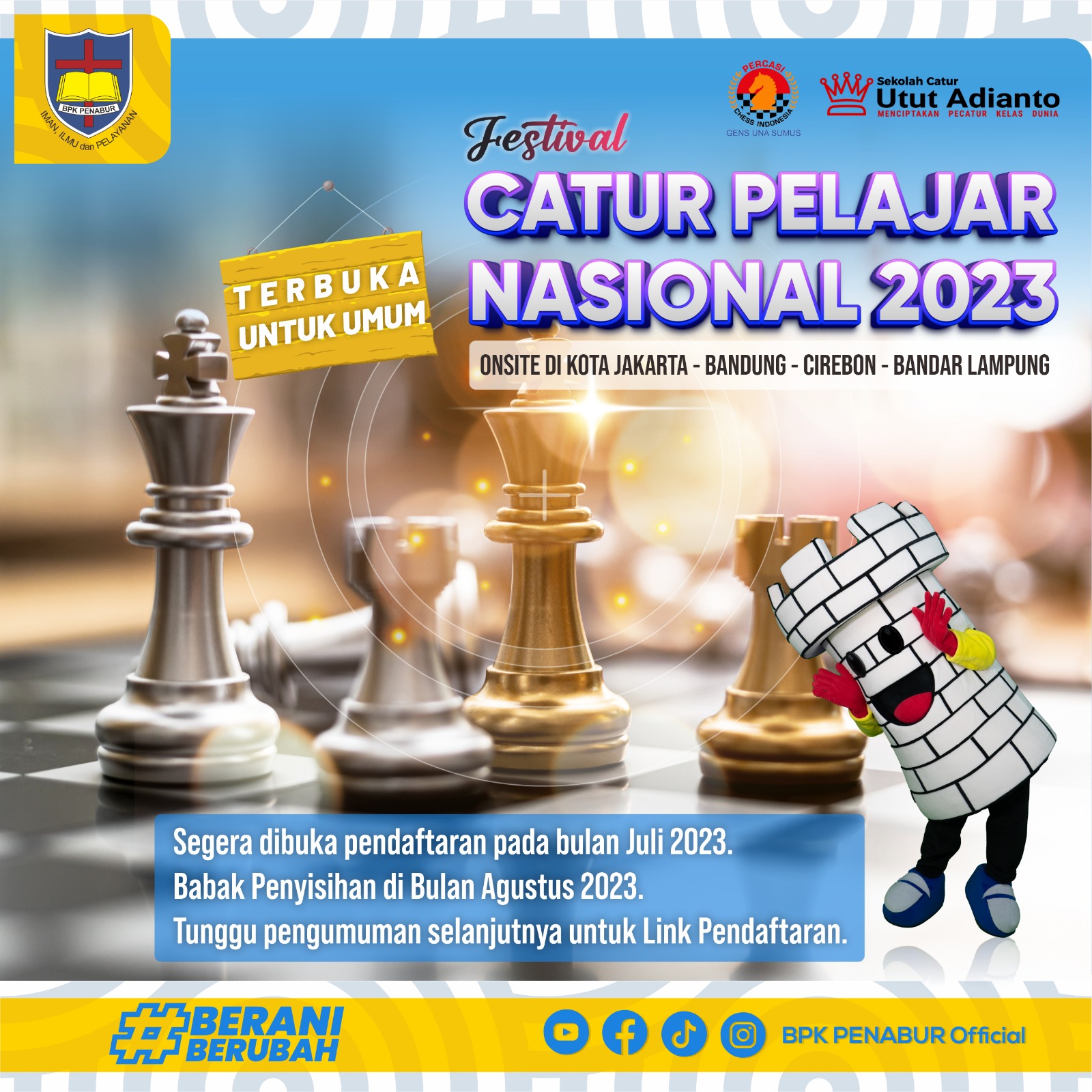 FESTIVAL CATUR PELAJAR NASIONAL 2023