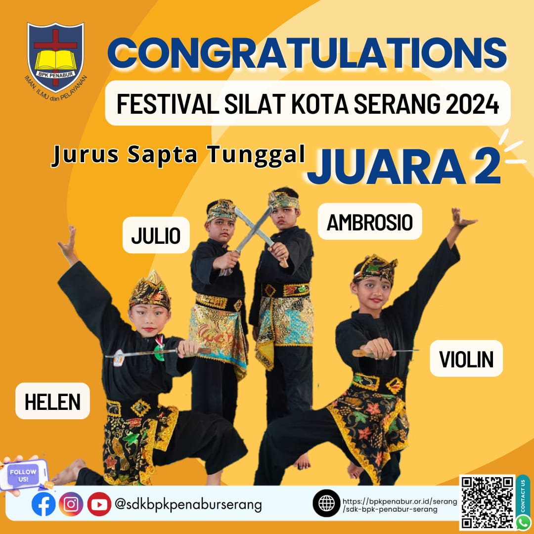 JUARA 2 FESTIVAL SILAT KOTA SERANG 2024