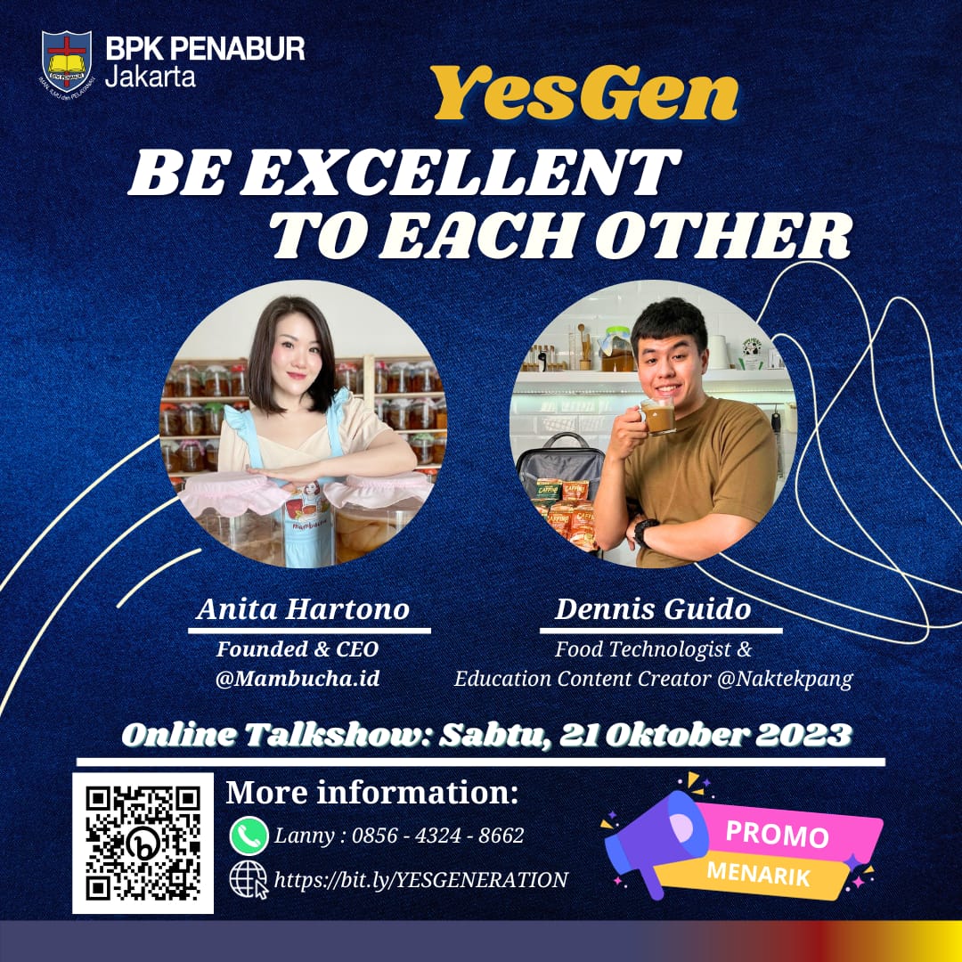 Talkshow YES GENERATION "Be Excellent to Each Other
