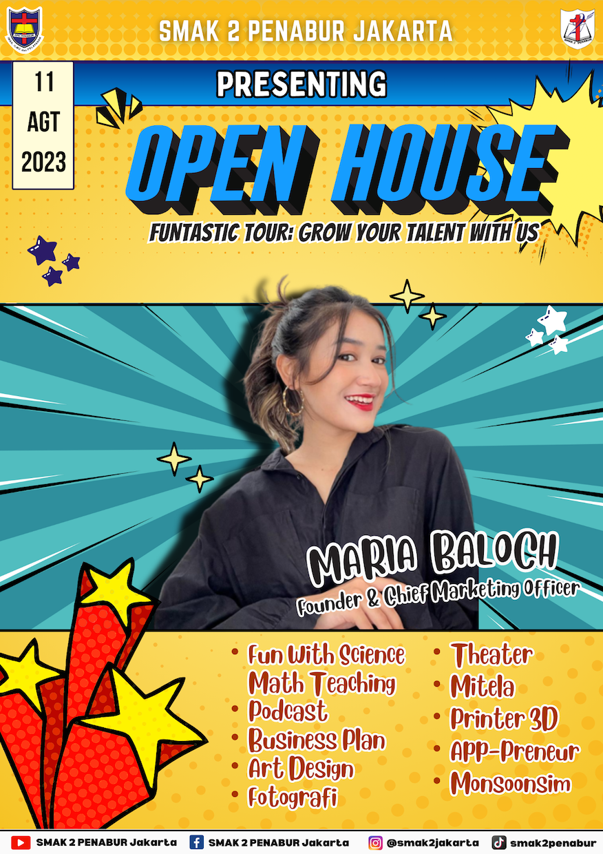 OPEN HOUSE SMAK 2 PENABUR JAKARTA | 11 Agustus 2023