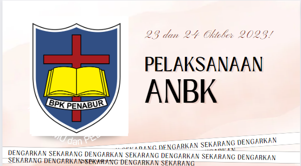 Pelaksanaan ANBK SDK PENABUR Bintaro Jaya