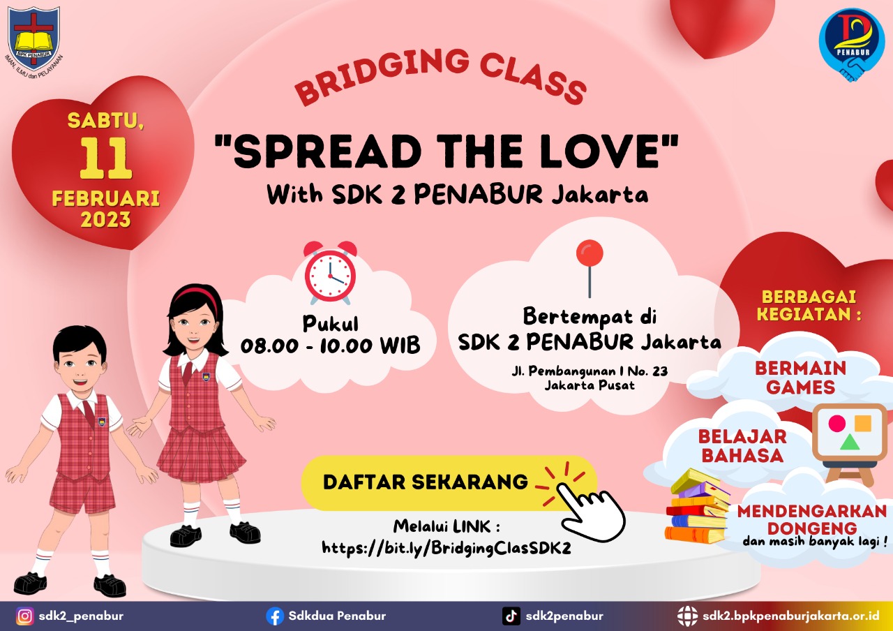 SPREAD THE LOVE with SDK 2 PENABUR Jakarta
