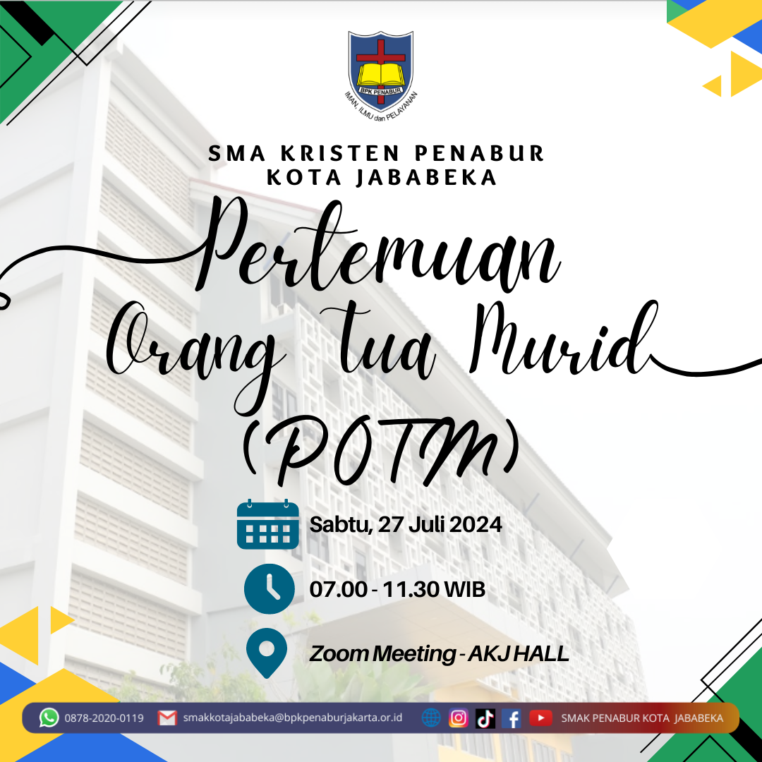 Pertemuan Orang Tua Murid (POTM) untuk kelas XI dan XII TP 2024-2025