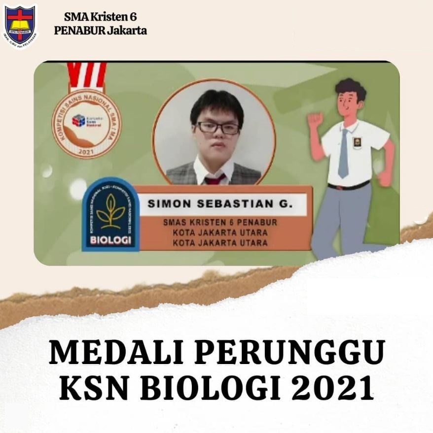 Medali Perunggu KSN Biologi 2021