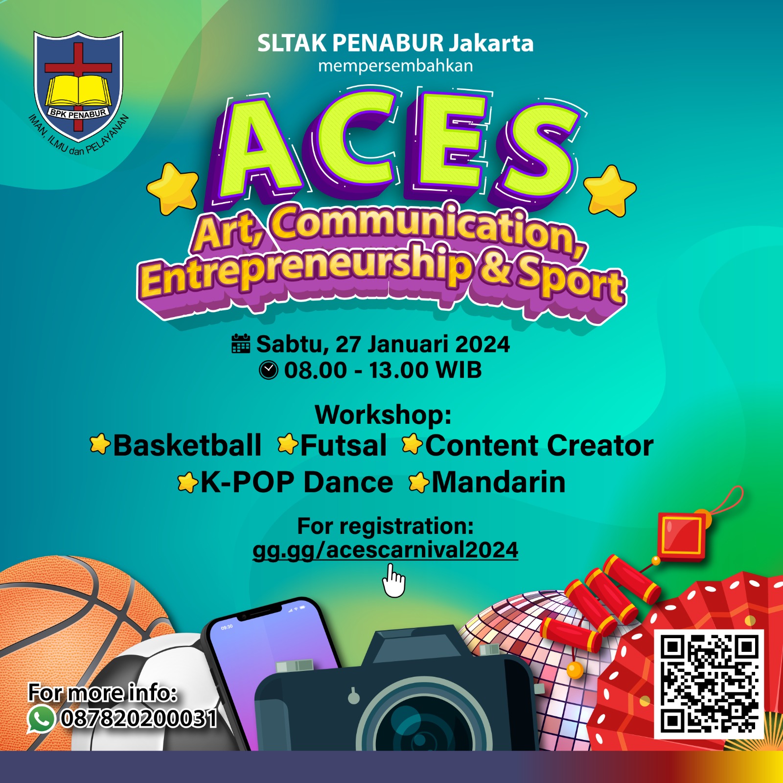 ACES (Art, Communication, Entrepreneurship, and Sport) SMAK 5 PENABUR Jakarta