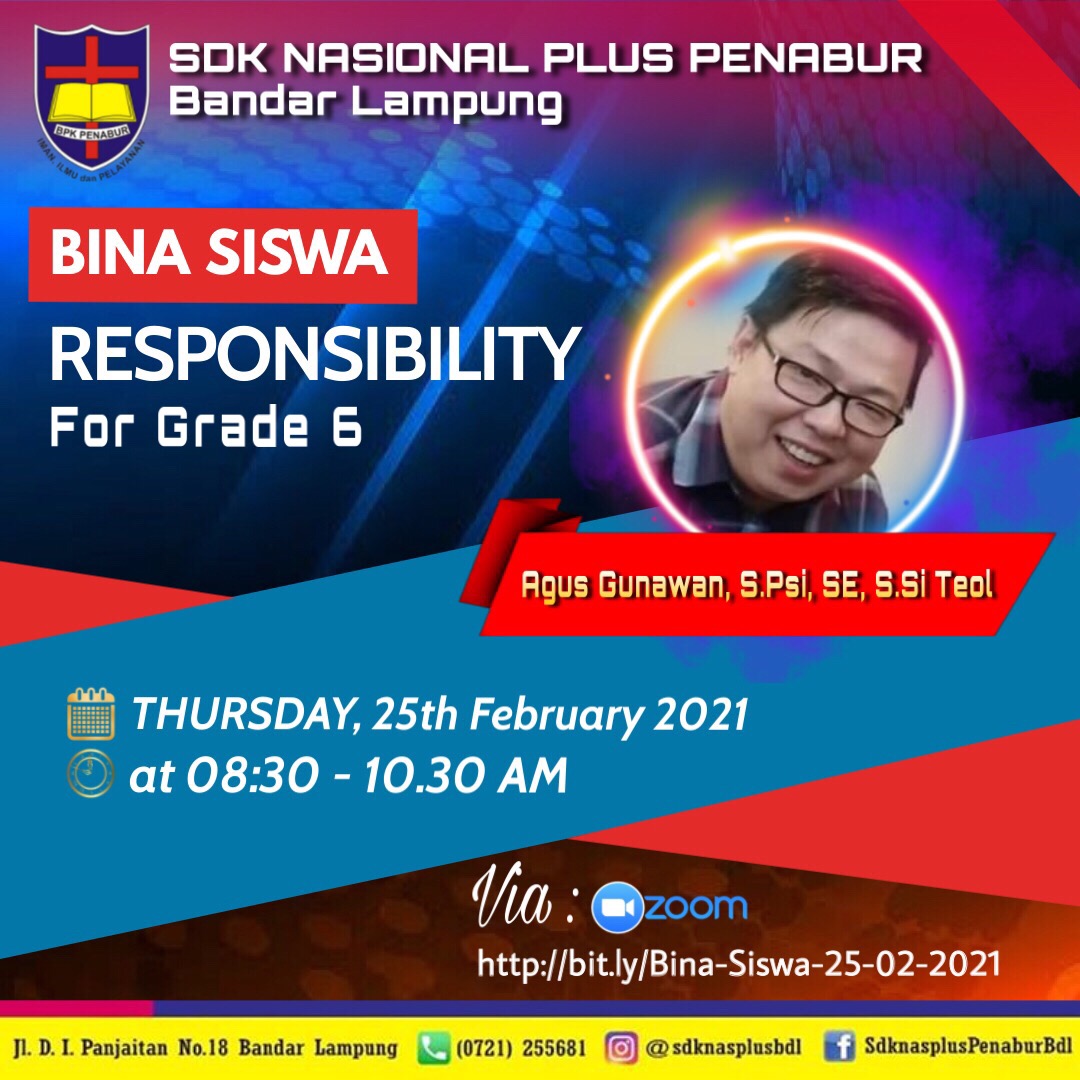 Bina Siswa Grade 6 : Responsibilty