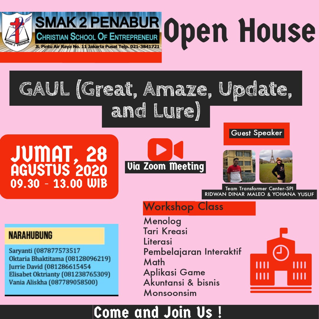 Open House SMAK 2 PENABUR Jakarta