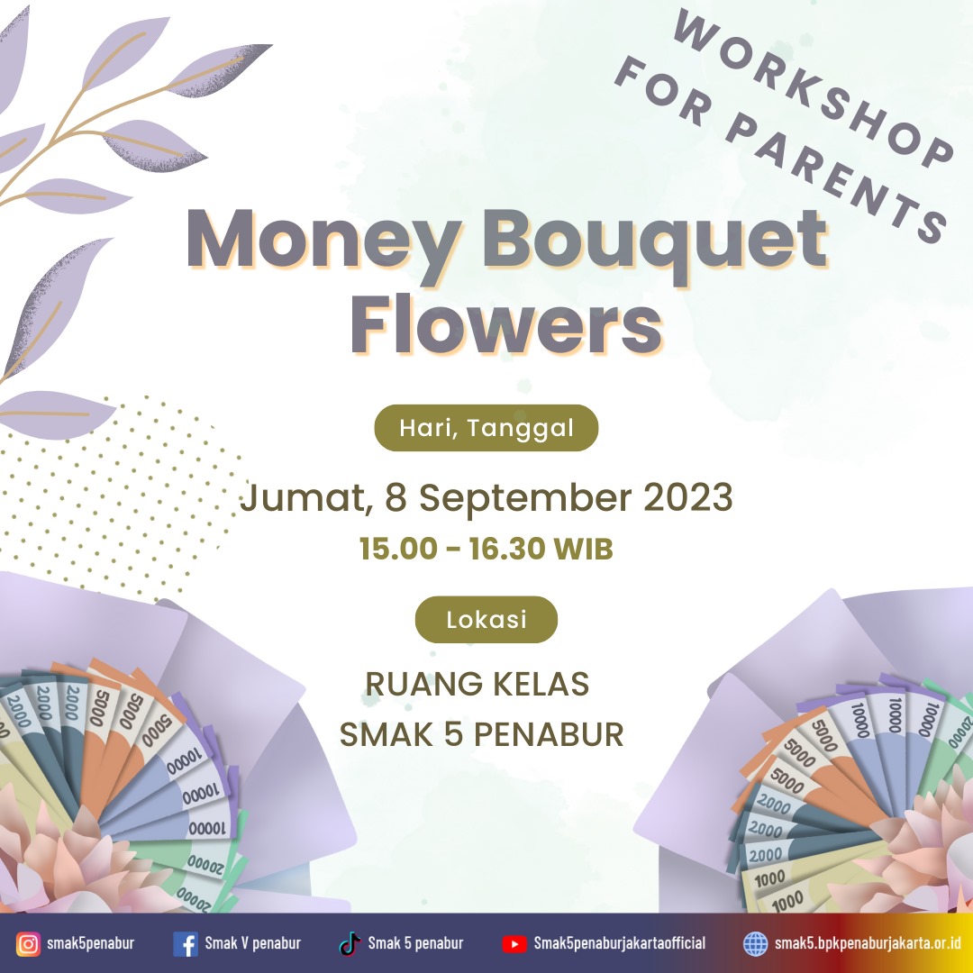 Workshop for Parents: Money Bouquet Flowers