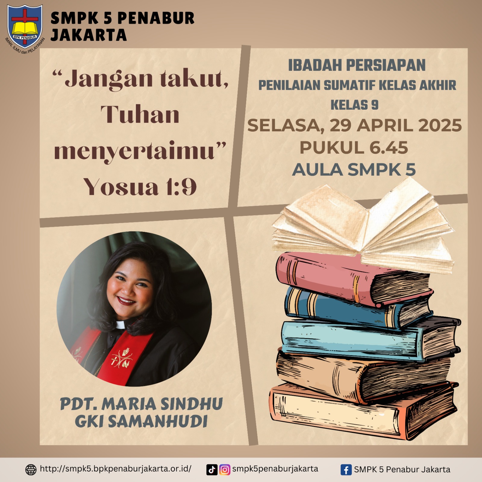 IBADAH SISWA DAN ORANG TUA KELAS IX PERSIAPAN PSKA