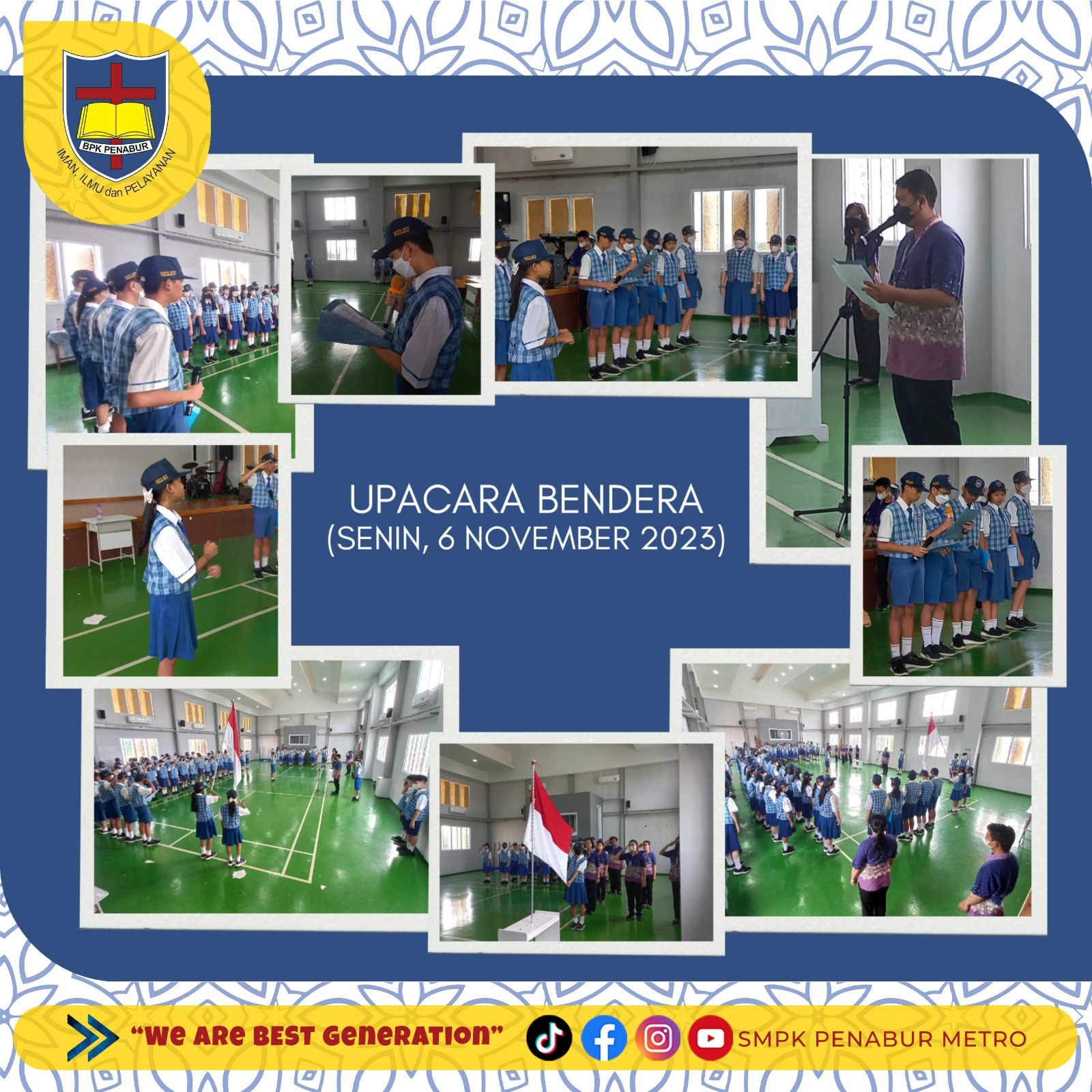 UPACARA BENDERA (SENIN, 6 NOVEMBER 2023)