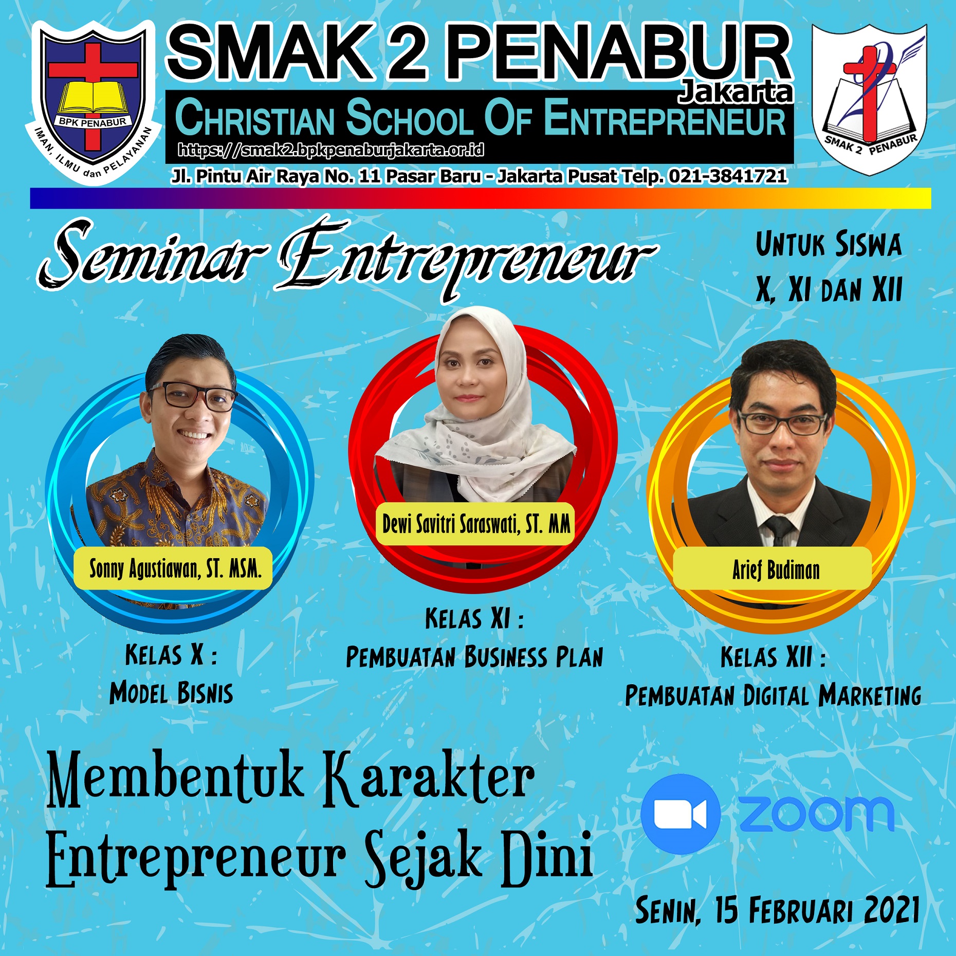 Seminar Entrepreneur "Membentuk Karakter Entrepreneur Sejak Dini"