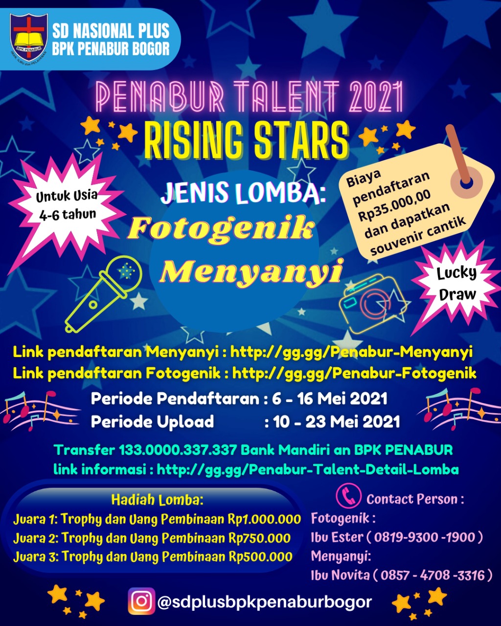 PENABUR TALENT 2021 "Rising Stars"