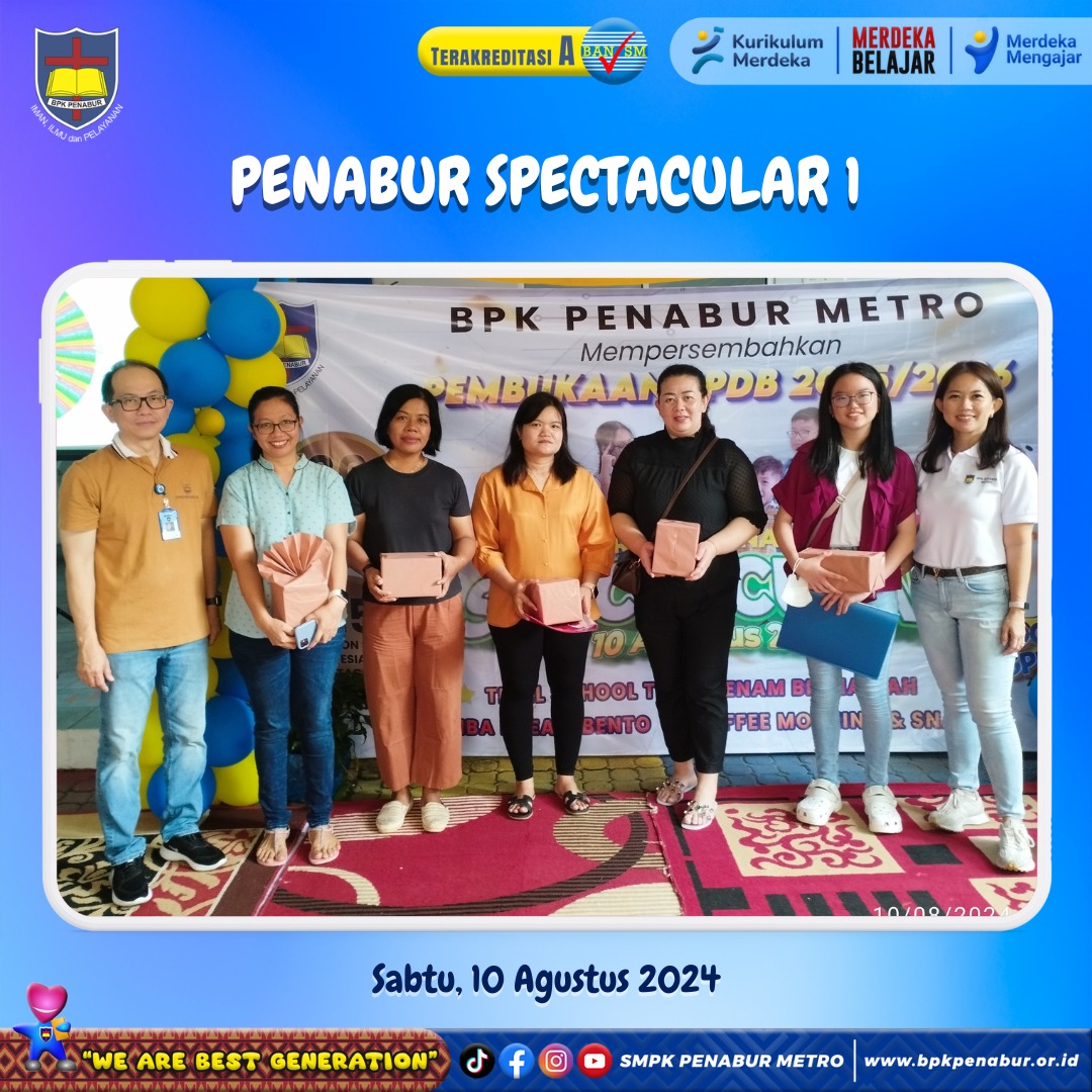 PENABUR SPECTACULAR 1 (SABTU, 10 AGUSTUS 2024)