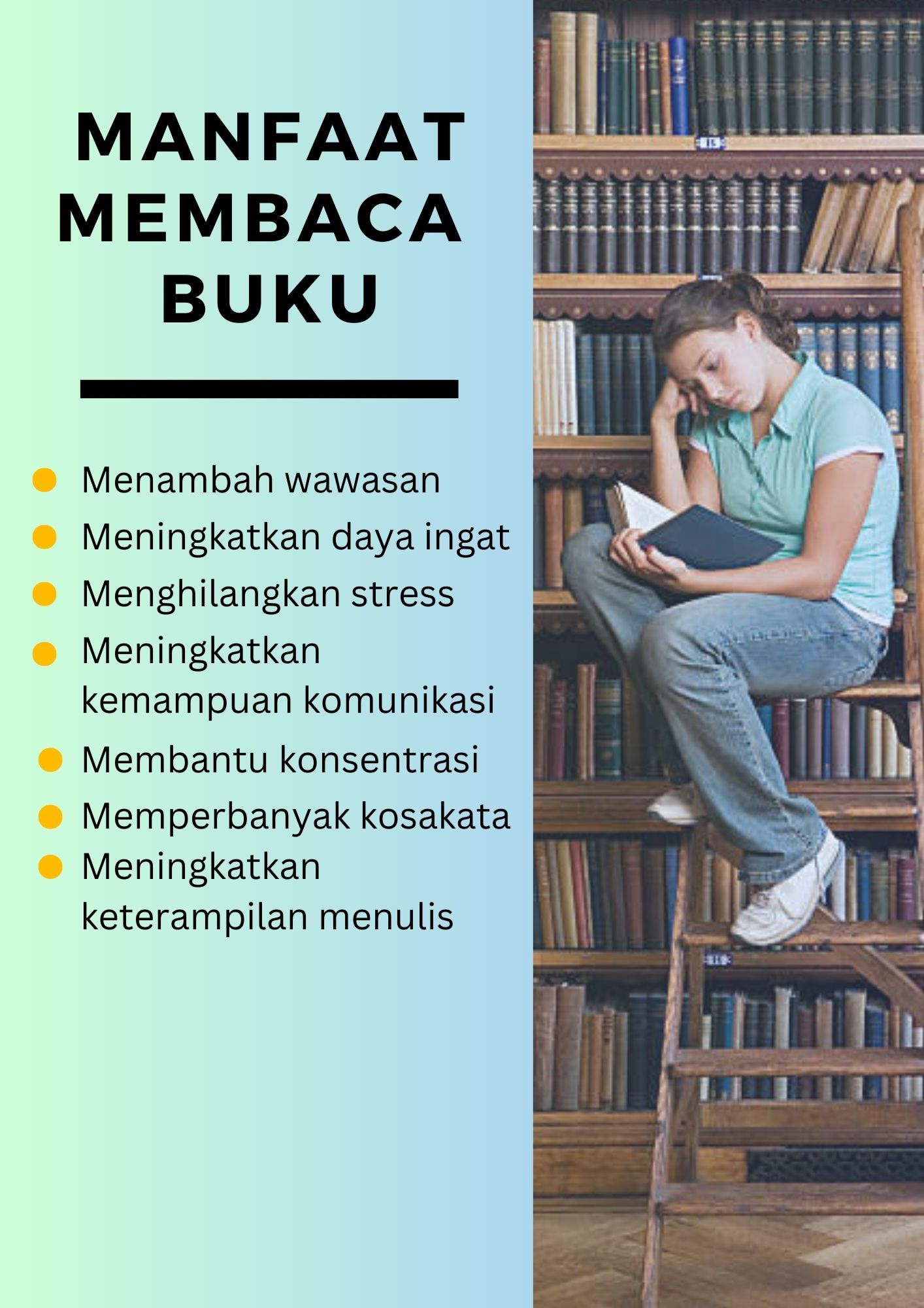 MANFAAT MEMBACA BUKU