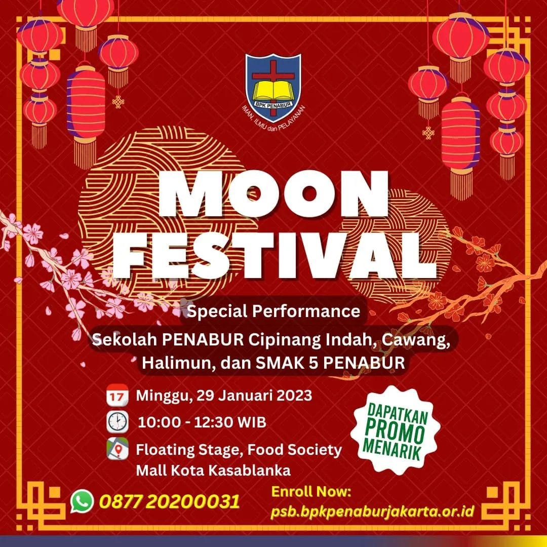 Moon Festival BPK PENABUR Jakarta