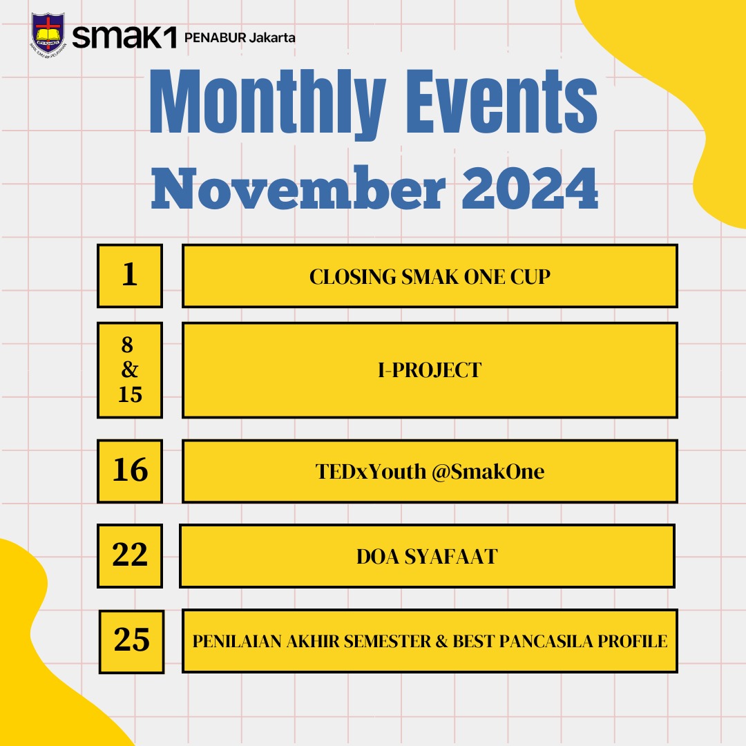 Monthly Events - November 2024