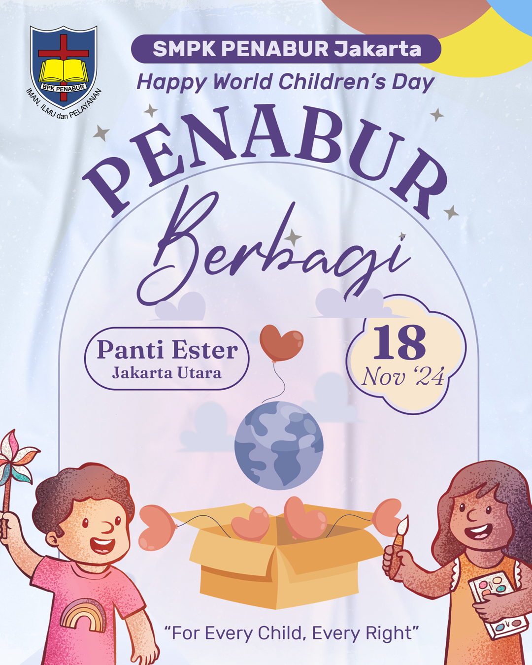 Charity PENABUR Berbagi - SMPK PENABUR Jakarta