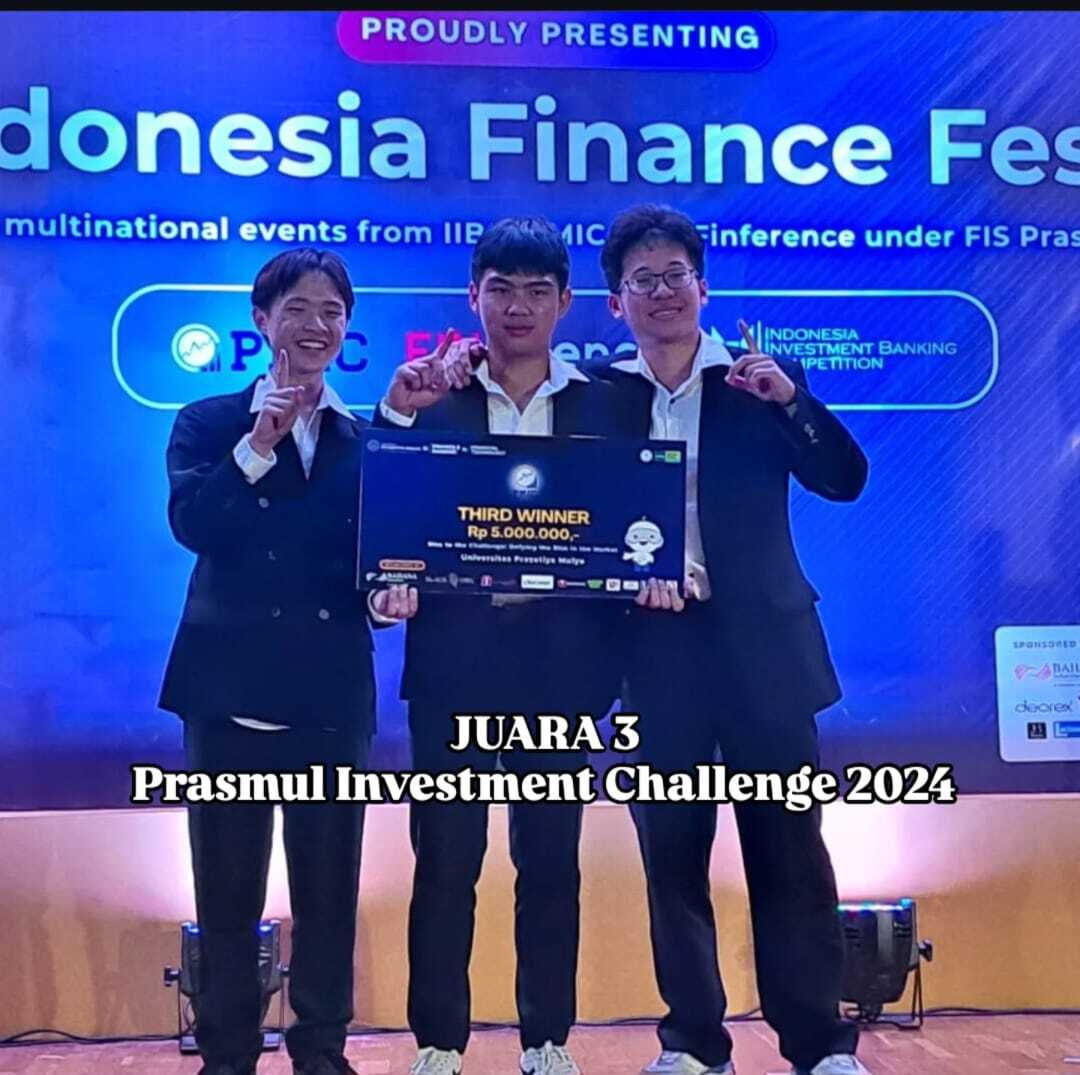 Prestasi Peserta Didik SMAK 1 PENABUR di Prasetya Mulya Investment Challenge