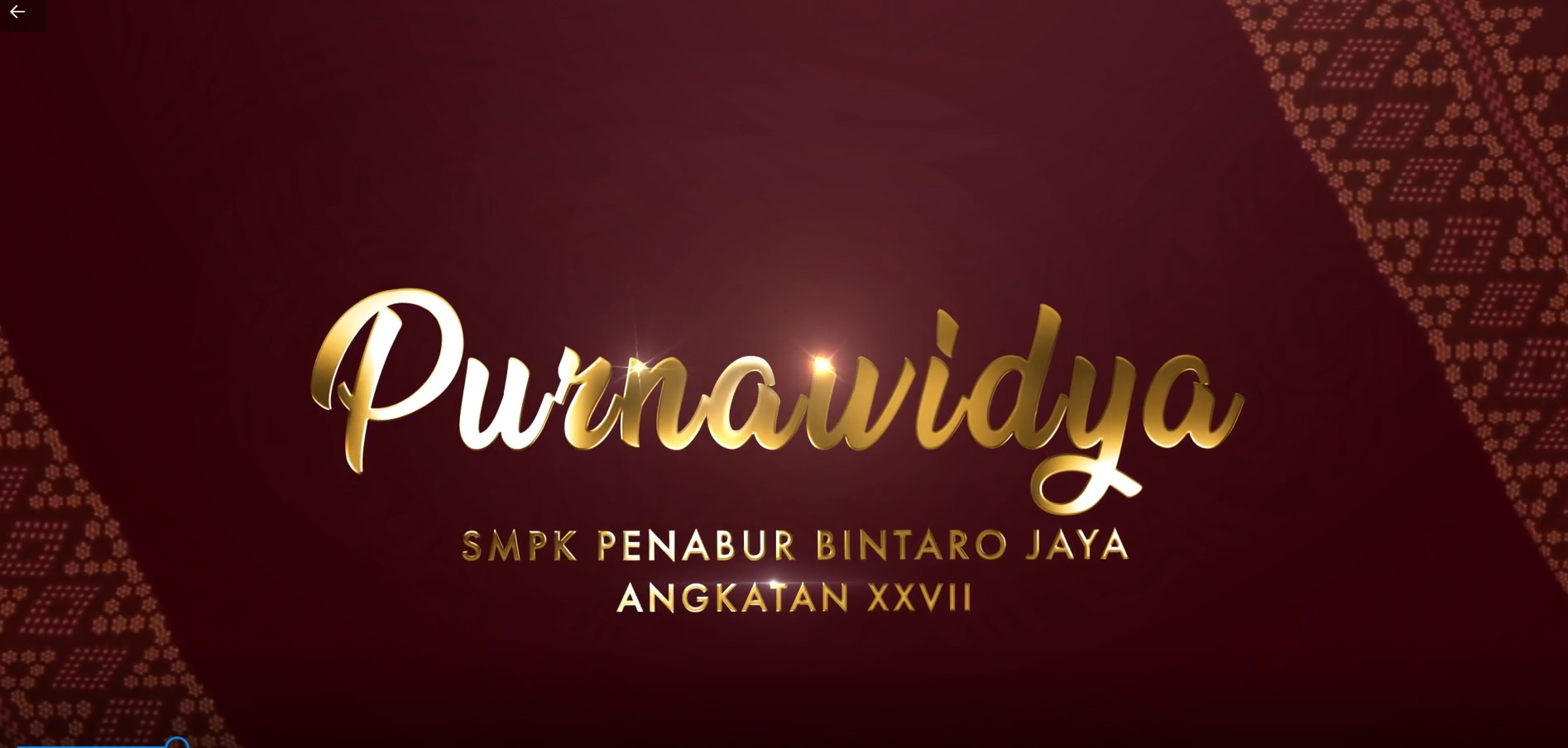 Purnawidya Angkatan XXVII SMPK PENABUR Bintaro Jaya