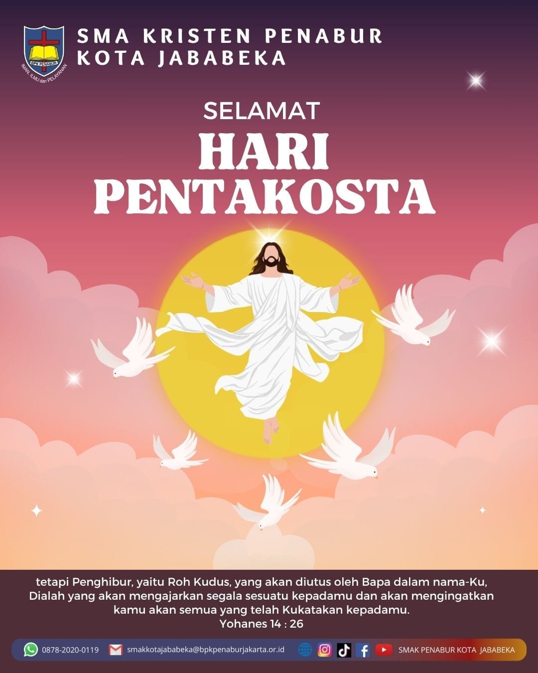 Selamat Hari Pentakosta - 8 Juni 2025