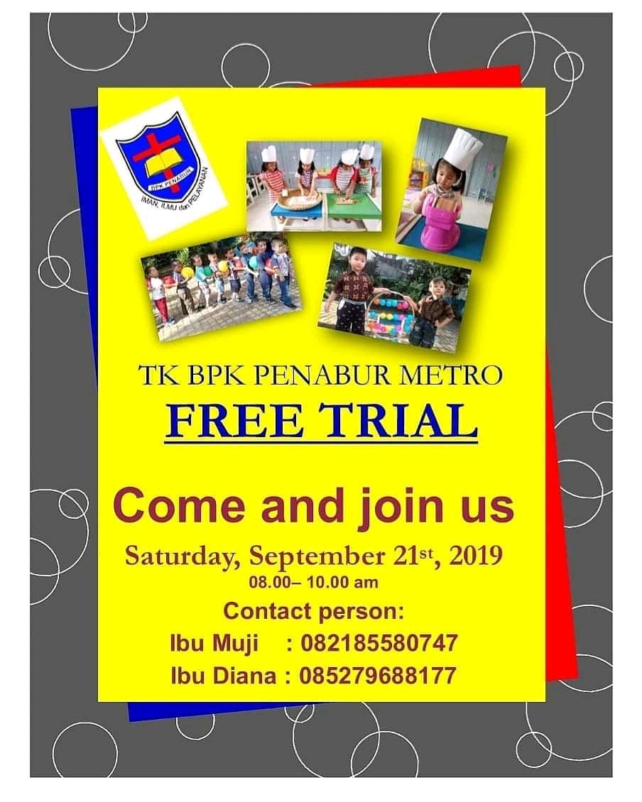 Free Trial School TKK BPK Penabur Metro