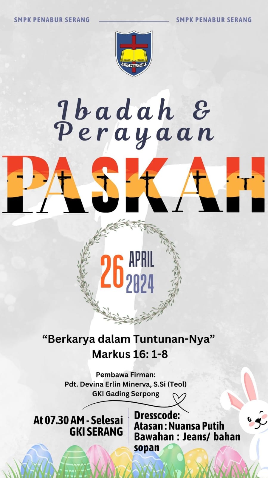 PASKAH SMPK PENABUR SERANG