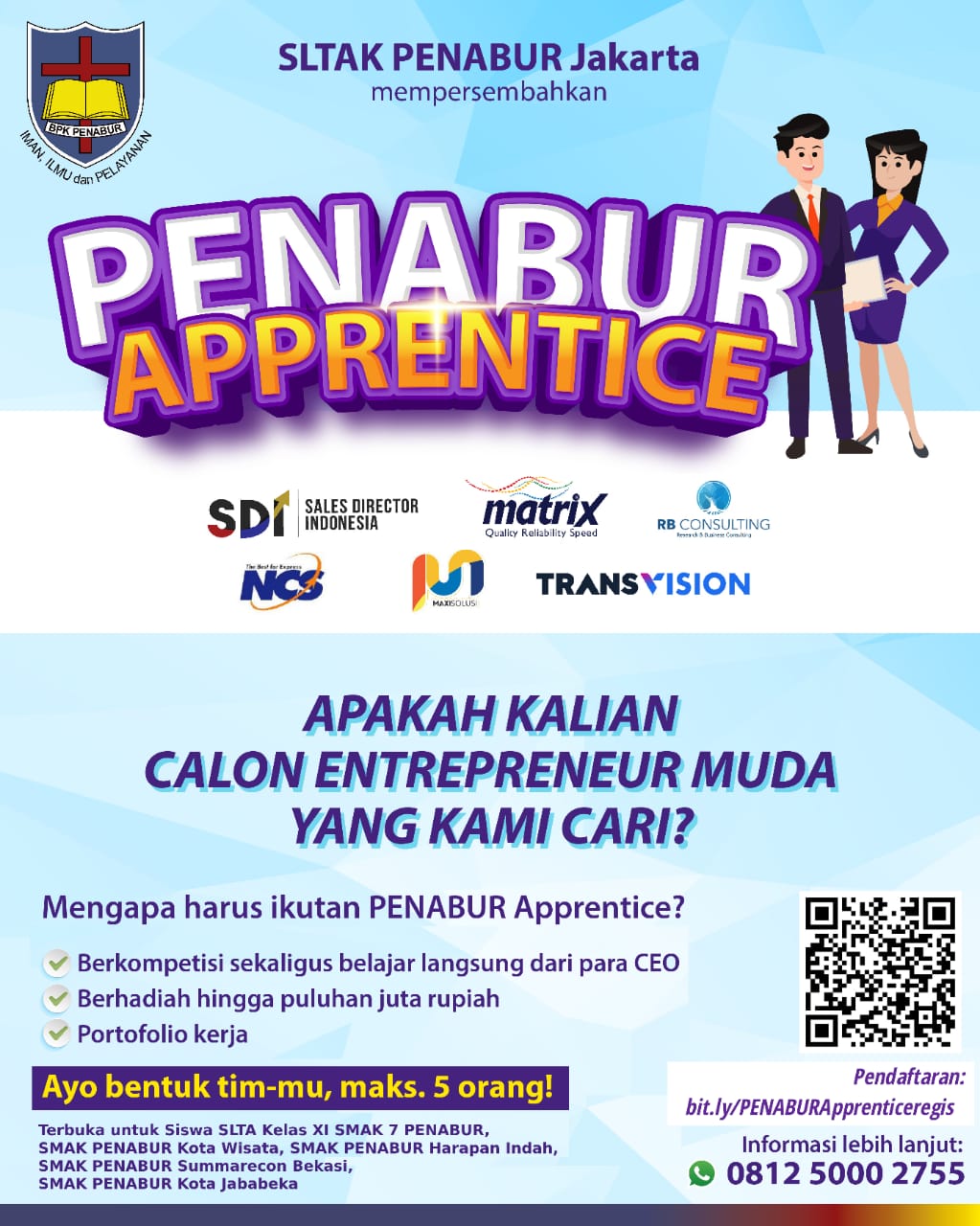 SLTAK PENABUR Jakarta : PENABUR Apprentice