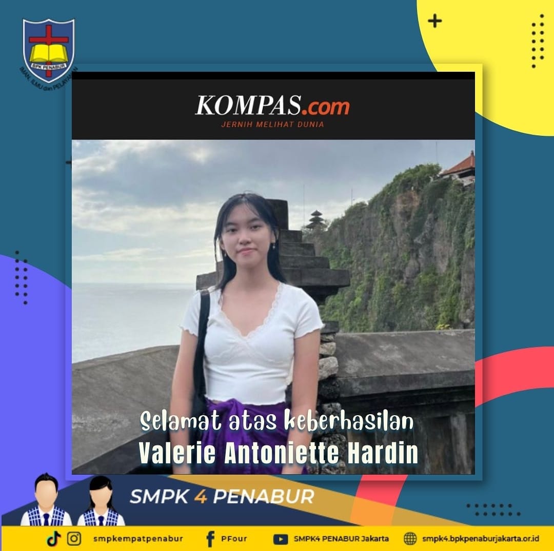 Selamat Kepada Vallerie Antoniette Hardin - 9E | Finalis Kompetisi Pulitzer : Local Letters for Global Change - Pulitzer Center for Education