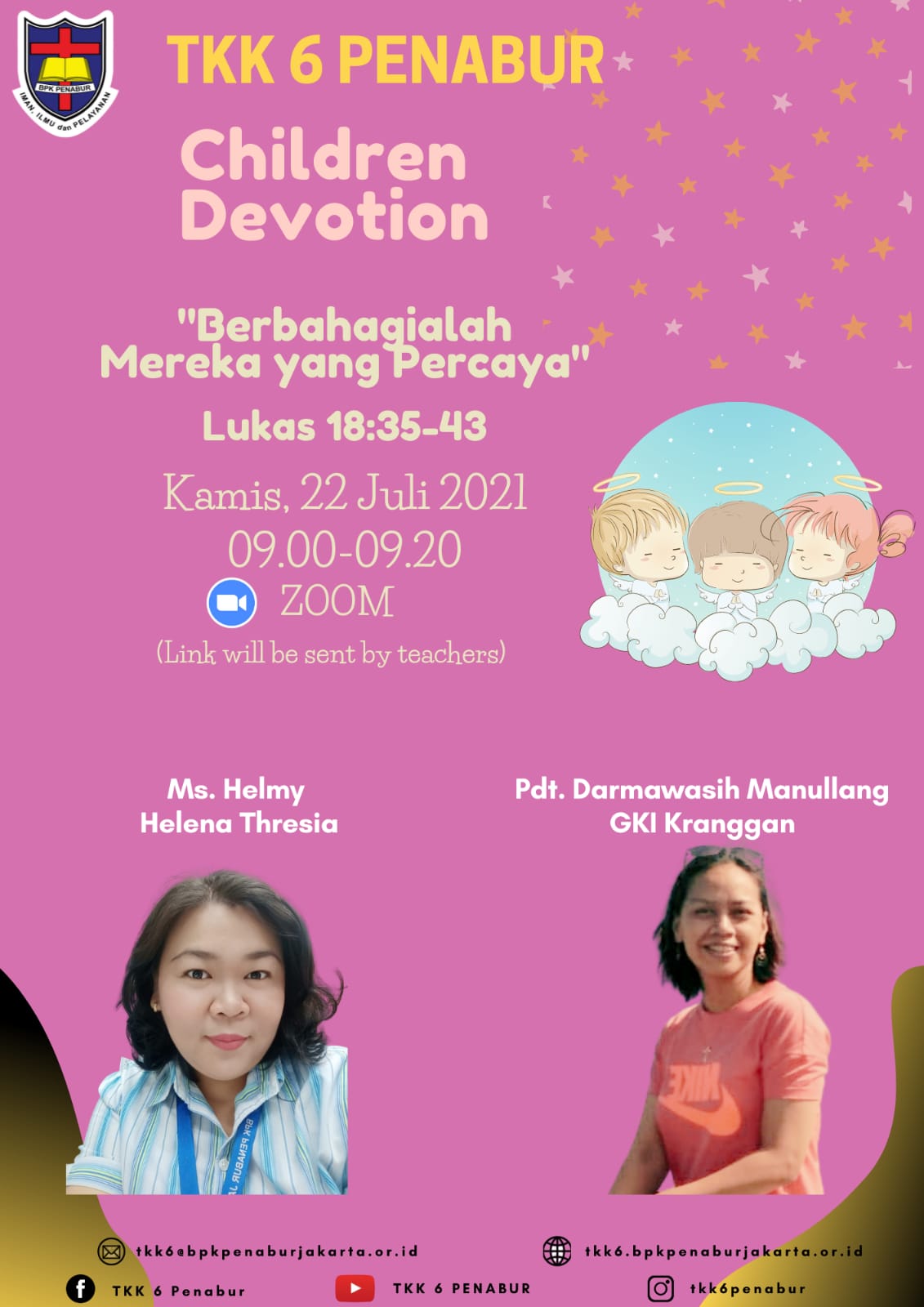 Children Devotion (22 Juli 2021)