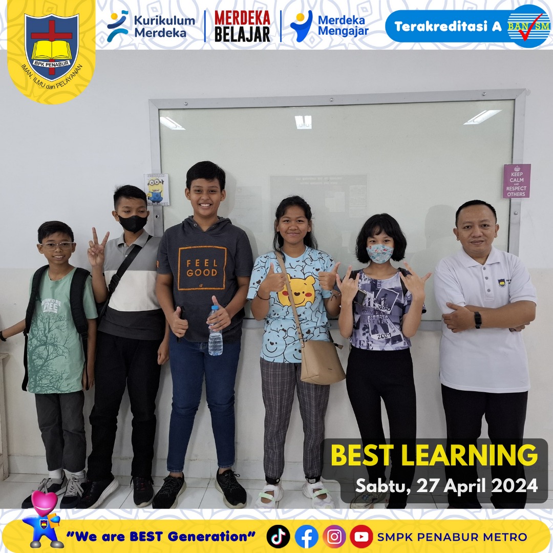 BEST LEARNING (SABTU, 27 APRIL 2024)