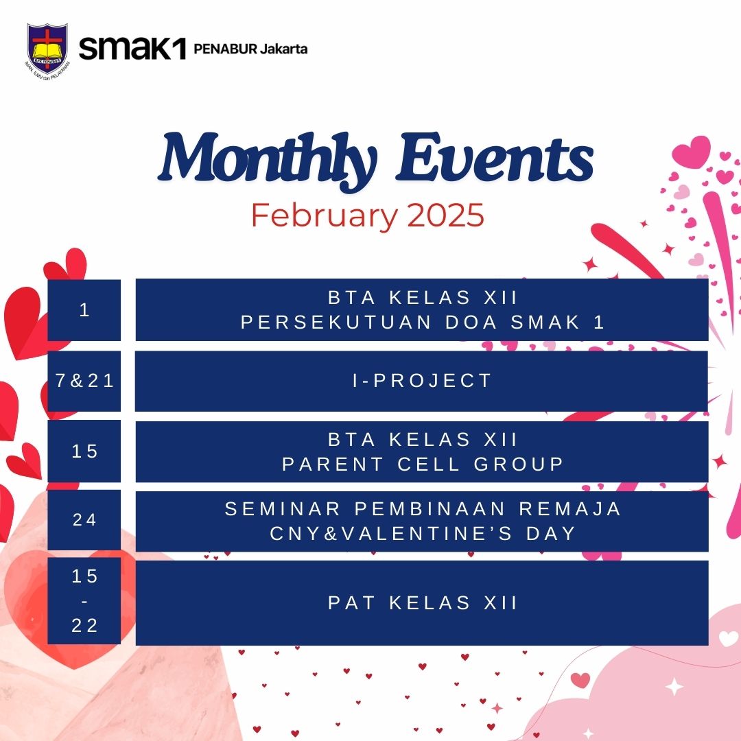 Monthly Events - February 2025