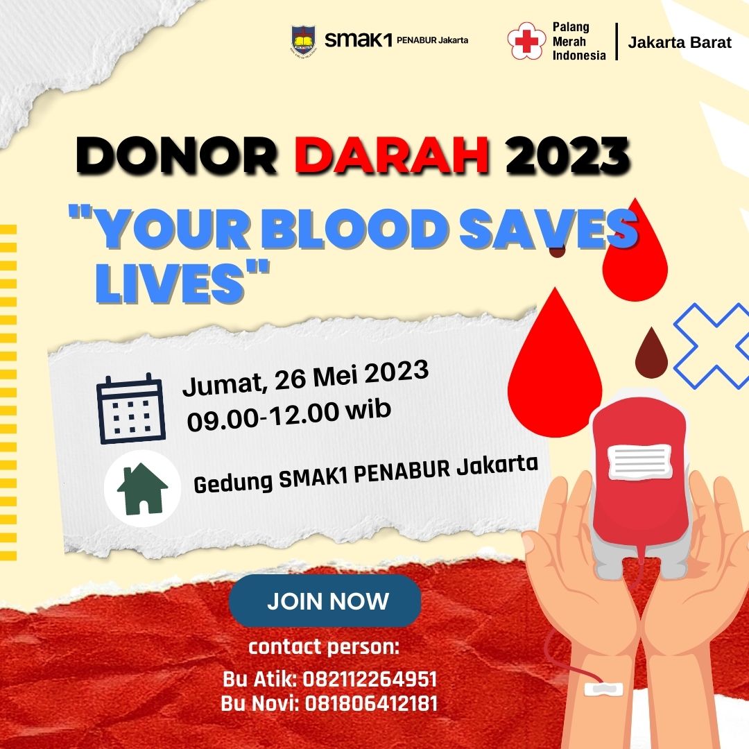 Donor Darah SMAK 1 PENABUR Jakarta