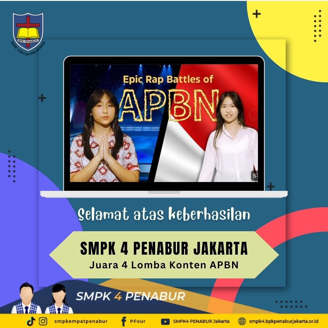 Selamat Kepada Tim dari SMPK 4 PENABUR | Juara 4 Lomba Konten APBN - KEMENKUE LEARNING CENTER