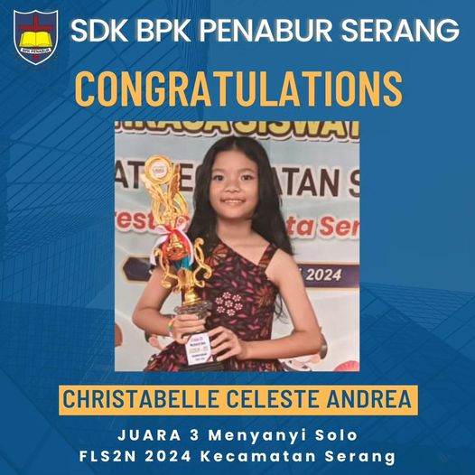 JUARA 3 MENYANYI SOLO FLS2N 2024 KECAMATAN SERANG