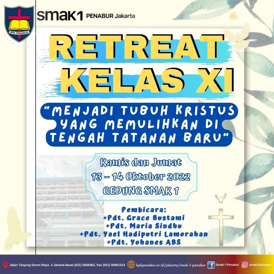 Retreat Kelas XI SMAK 1 PENABUR Jakarta 2022