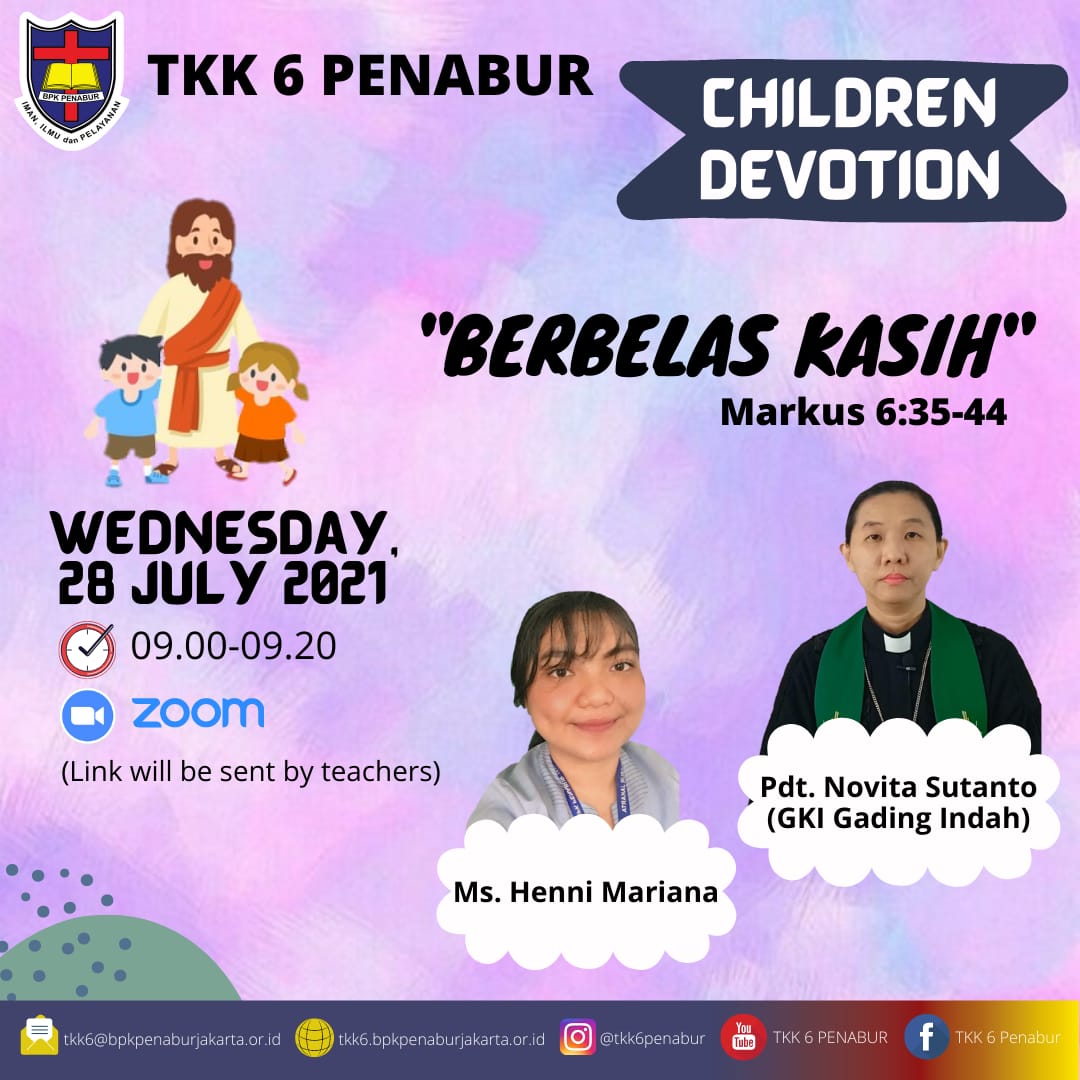 Children Devotion (28 Juli 2021)
