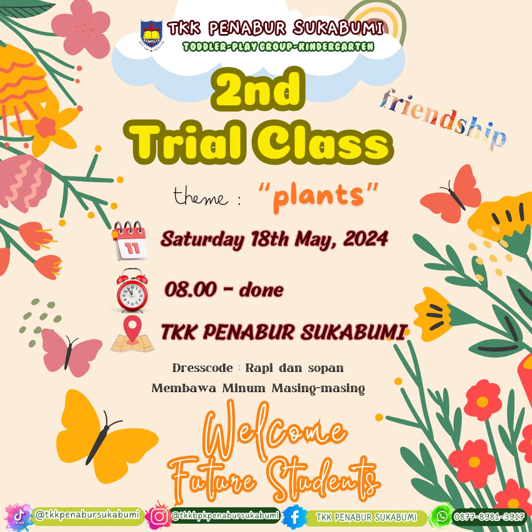 2nd Trial Class TKK PENABUR Sukabumi