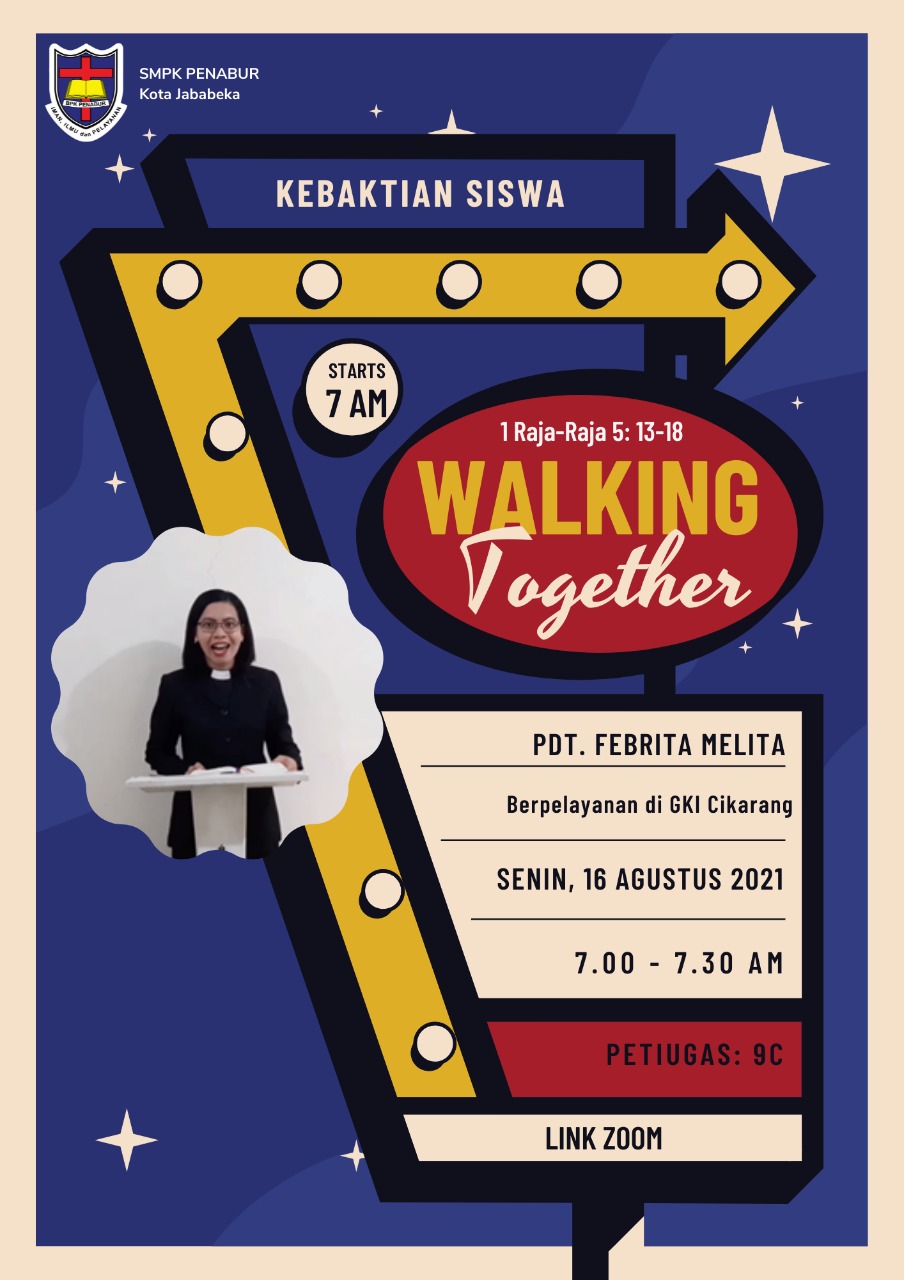 Kebaktian Siswa "Walking Together"