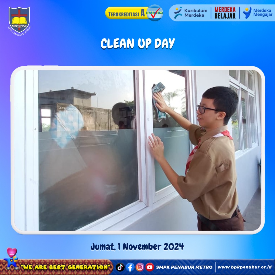 CLEAN UP DAY (JUMAT, 1 NOVEMBER 2024)