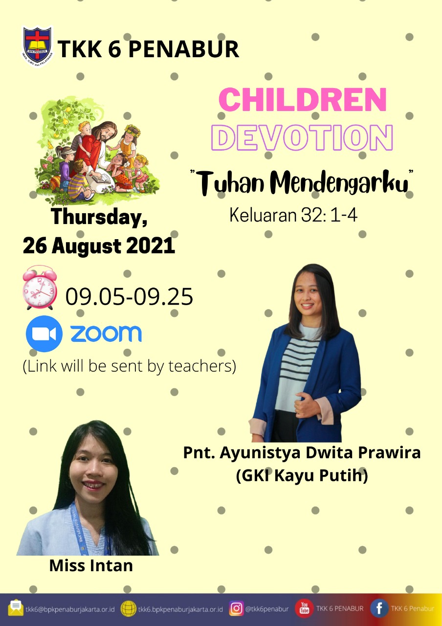 Children Devotion (26 Agustus 2021)