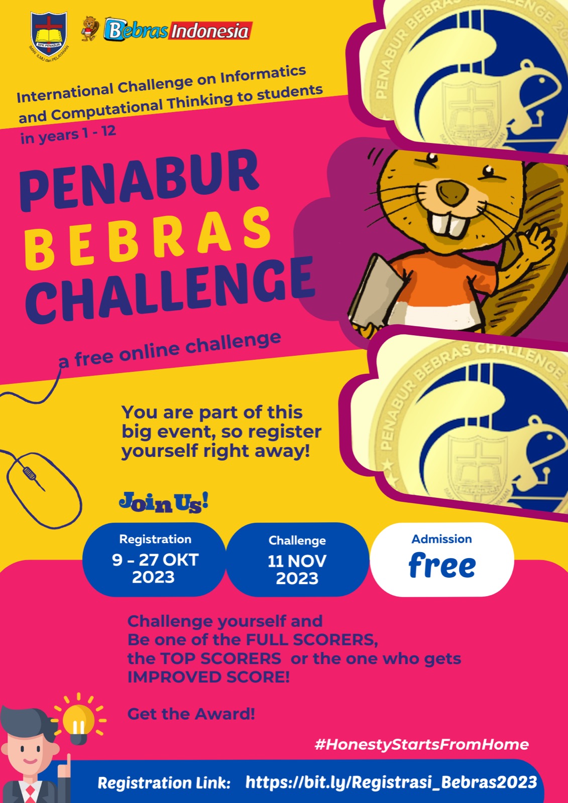 PENABUR BEBRAS CHALLENGE “Bebras Computational Thinking Challenge”