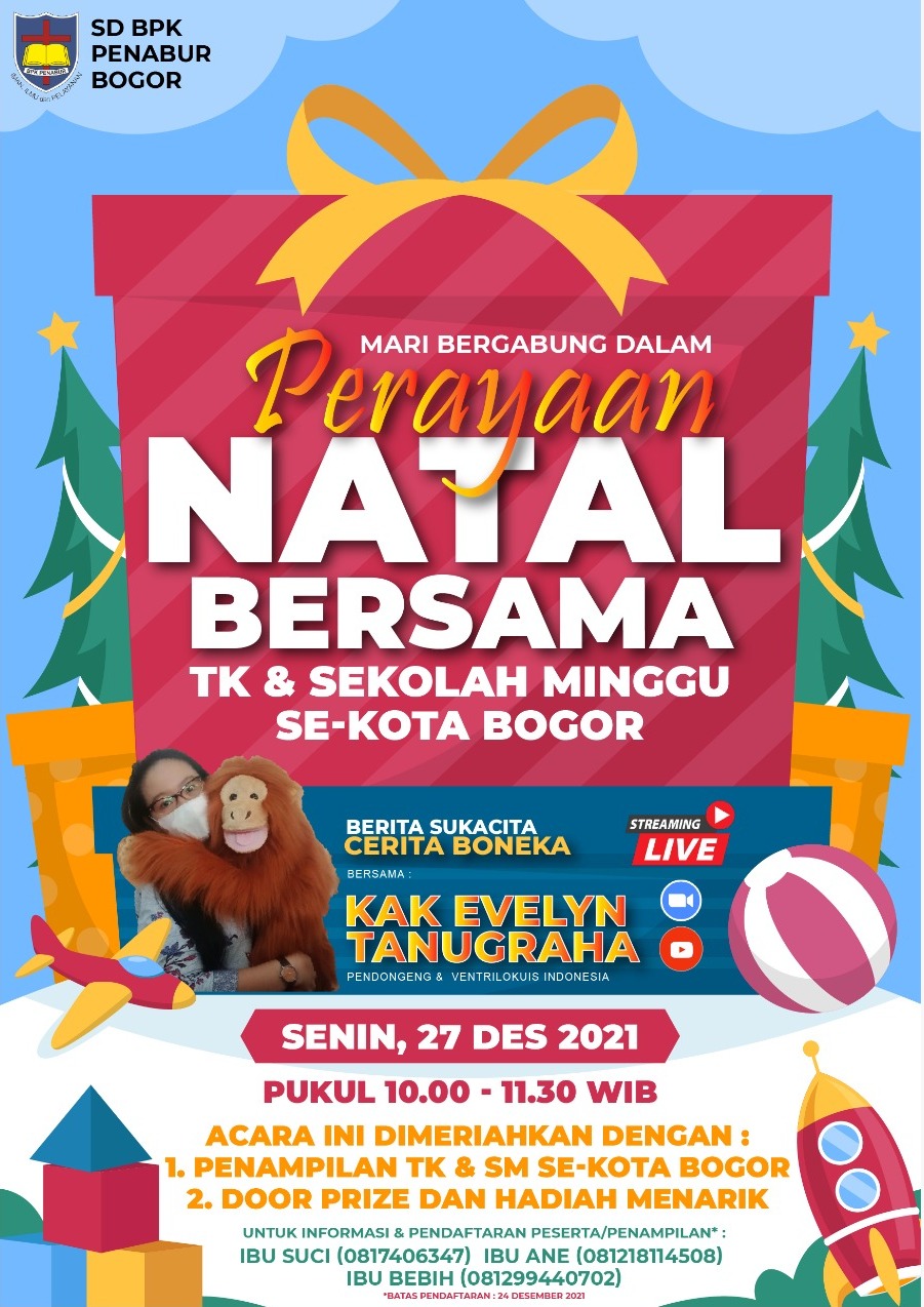 Perayaan Natal Bersama TK & Sekolah Minggu Se-Kota Bogor