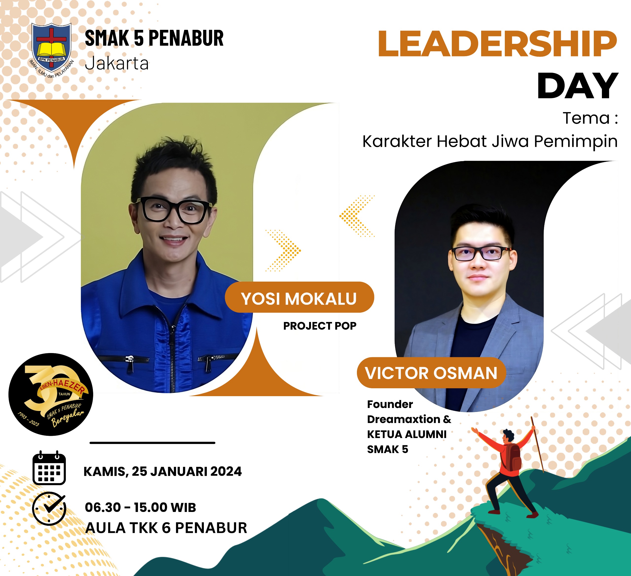 Leadership Day SMAK 5 2024: Karakter Hebat Jiwa Pemimpin