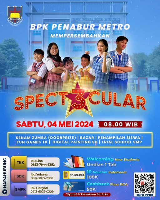 Mengisi Acara di Spectacular 3 BPK PENABUR Metro