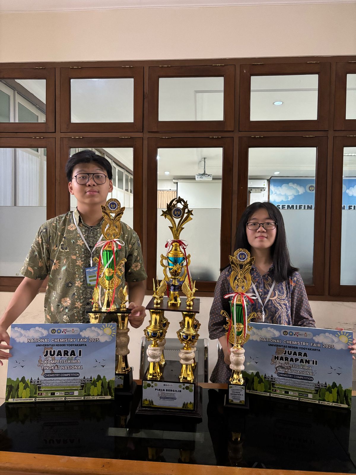 Prestasi SMAK 1 PENABUR Jakarta di Chemistry Competition Universitas Negeri  Yogyakarta