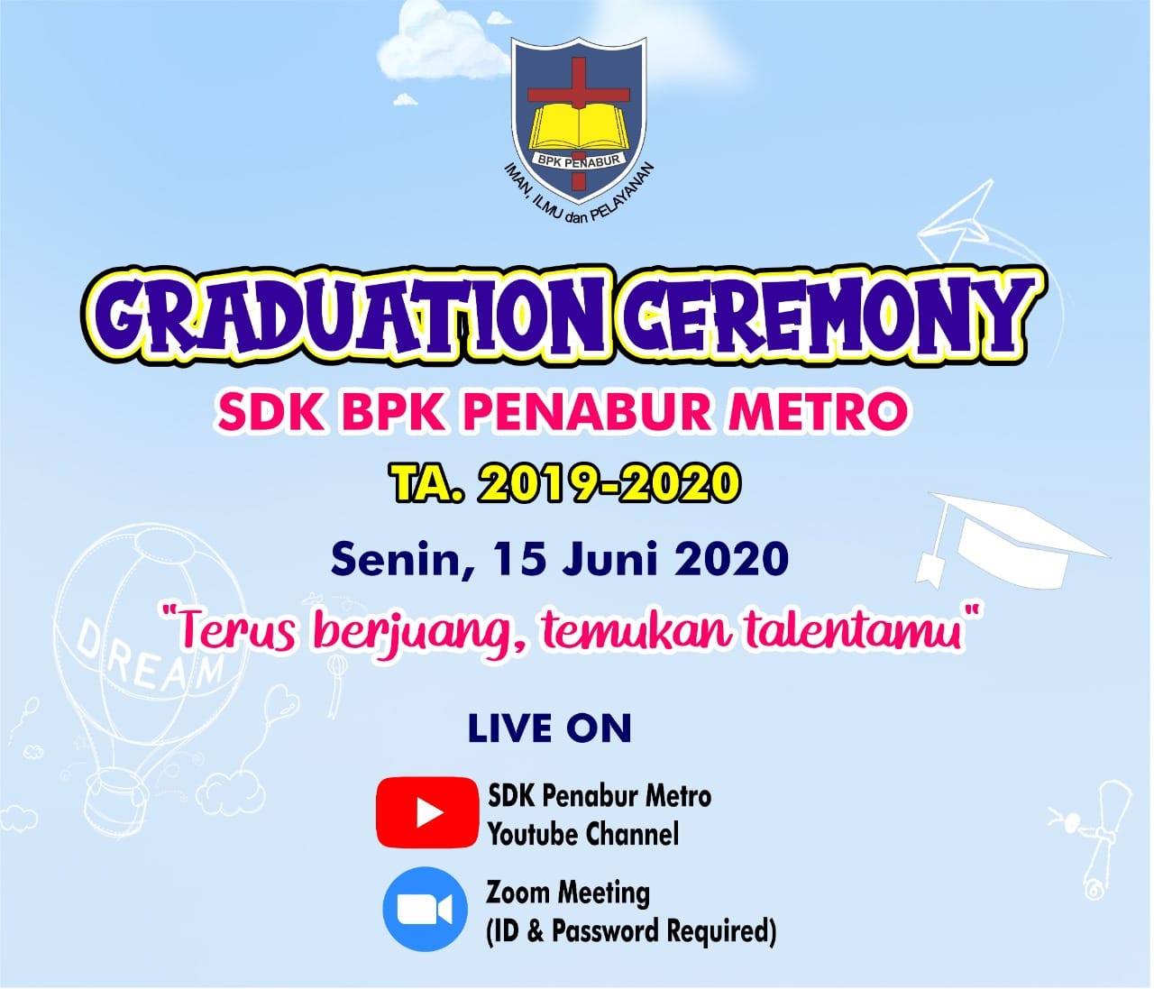 GRADUATION CEREMONY SDK BPK PENABUR 2020