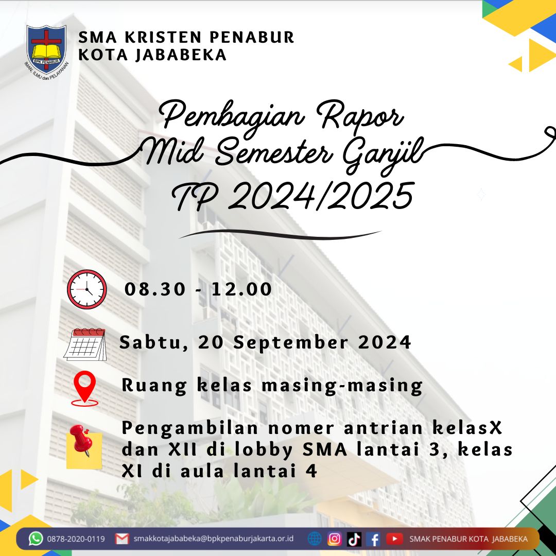 Pembagian Rapor Mid Semester Ganjil TP 2024/2025