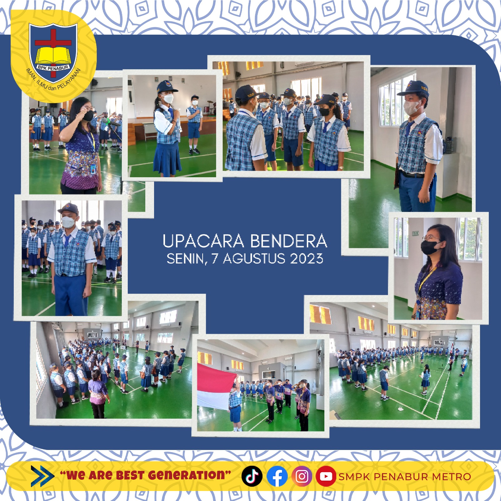 UPACARA BENDERA (SENIN, 7 AGUSTUS 2023)